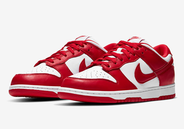 Men's Dunk Low x Off-White Red Shoes 028 Men's Dunk Low x Off-White Red Shoes 028
